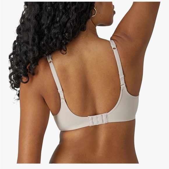 Bali One Smooth U Ultra Light Illusion Neckline Underwire Bra 42C In Sandshell - Picture 12 of 12